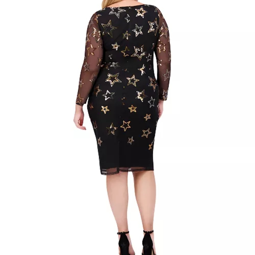 Vince Camuto Plus Size Sequined Bodycon Dress